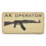 Шеврон АК Operator Tan PVC